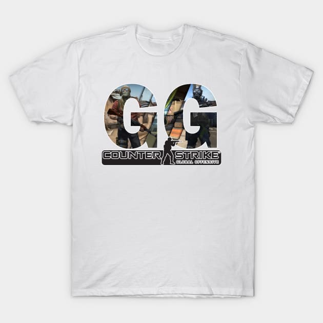 Counter-Strike Global Offensive GG T-Shirt by STARSsoft